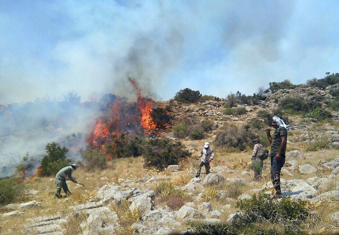 همکاری جوامع محلی با نیروهای اطفاء حریق منابع طبیعی در هنگام آتش سوزی
