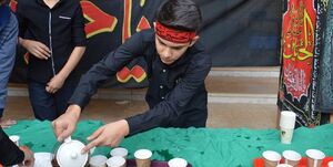 برپایی موکب های دانش آموزی پیاده روی جاماندگان اربعین